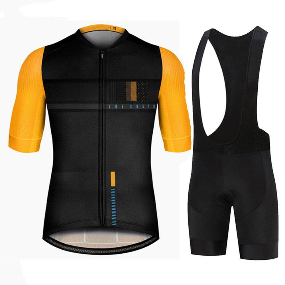 Short-sleeved Bib Cycling Jersey Suit Bicycle