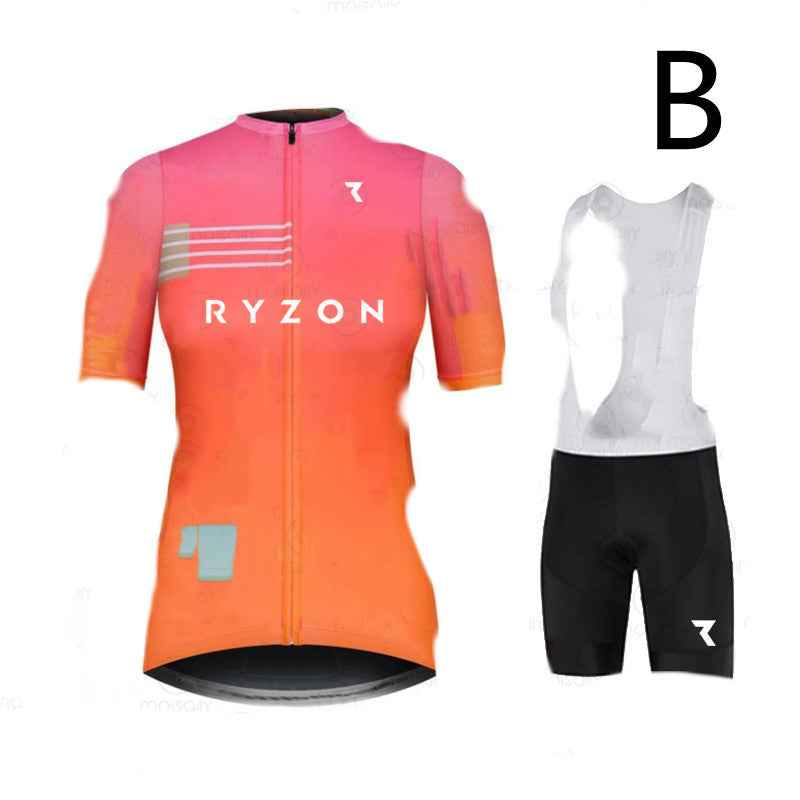 Women's Mountain Bike Cycling Jersey Short Sleeve Summer Outfit