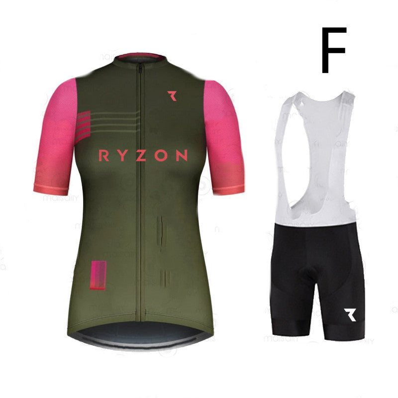 Women's Mountain Bike Cycling Jersey Short Sleeve Summer Outfit